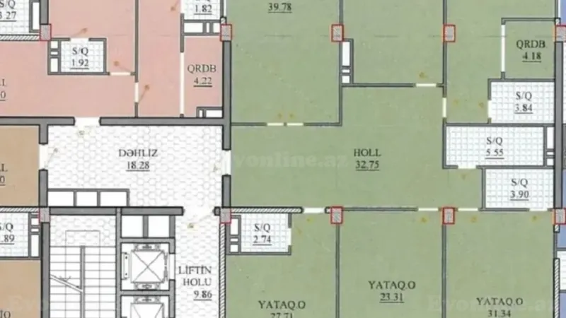 Satılır 4 otaqlı Mənzil Yeni tikili 280 m² İçərişəhər m. - şəkil 2