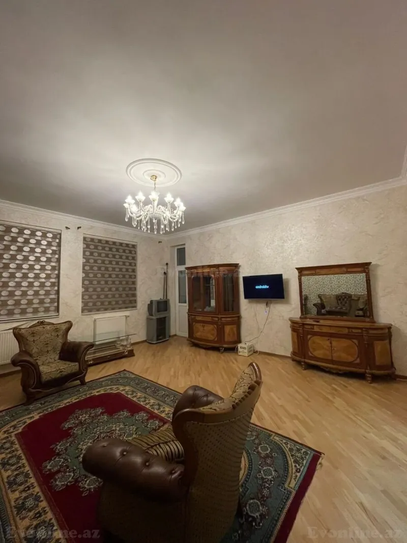 Kirayə verilir 2 otaqlı Mənzil Yeni tikili 120 m² Nərimanov r. - şəkil 2