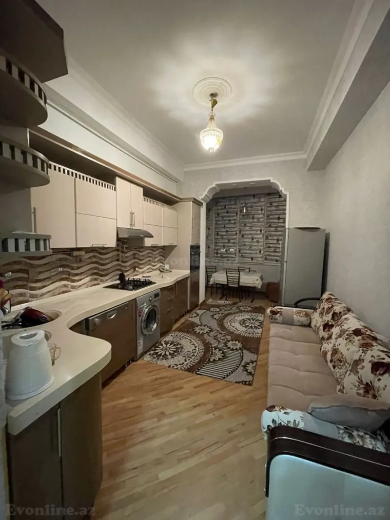 Kirayə verilir 2 otaqlı Mənzil Yeni tikili 120 m² Nərimanov r. - şəkil 6