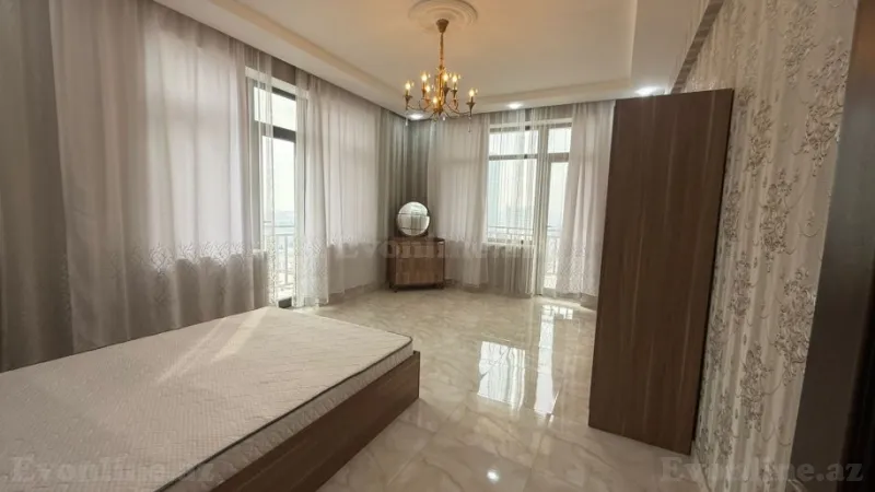 Kirayə verilir 3 otaqlı Mənzil Yeni tikili 180 m² Koroğlu m. - şəkil 3