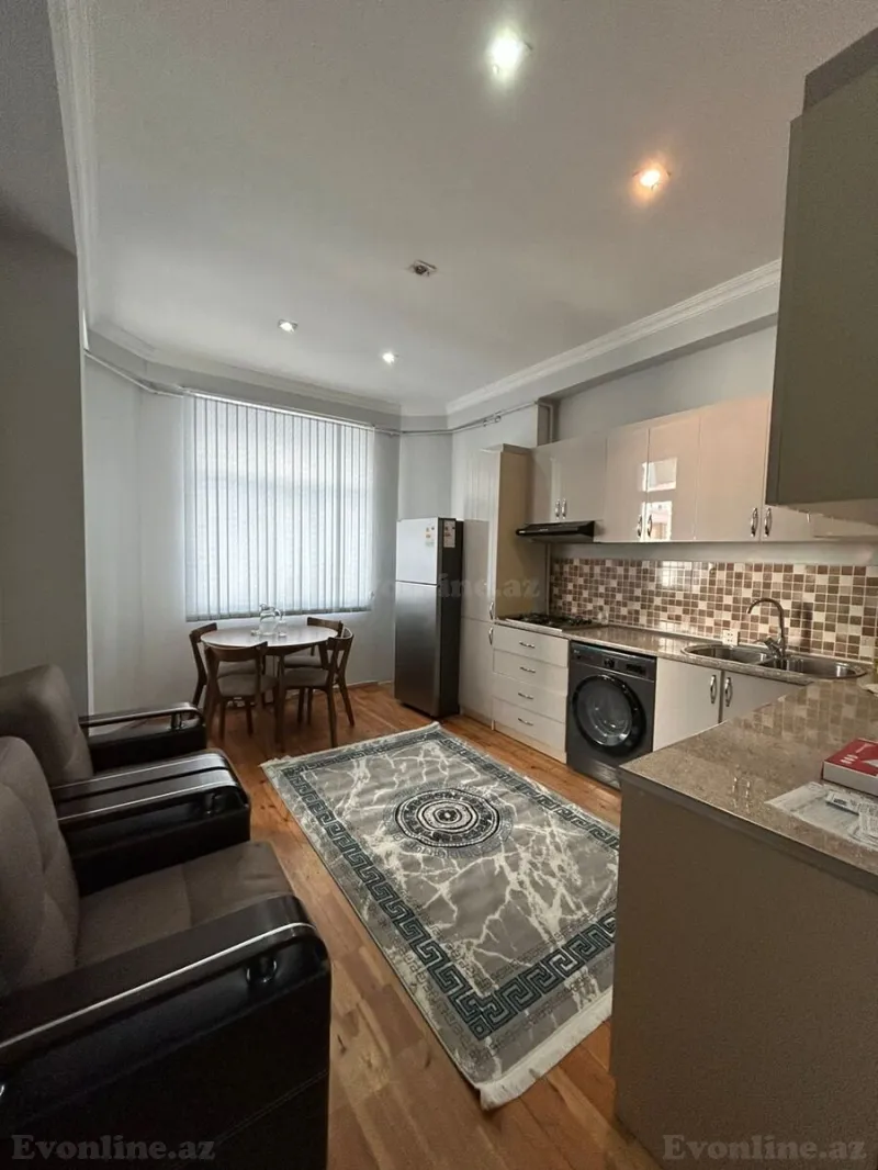 Kirayə verilir 1 otaqlı Mənzil Yeni tikili 62 m² Xalqlar Dostluğu m. - şəkil 2