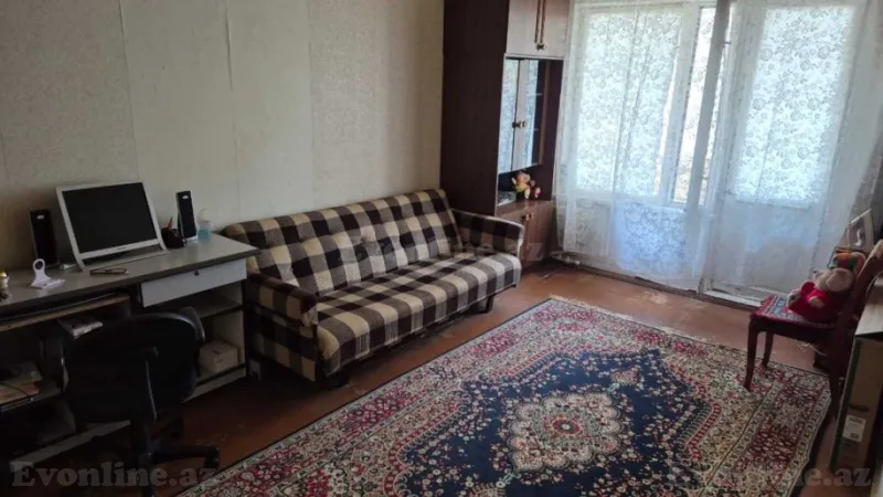 Satılır 4 otaqlı Mənzil Köhnə tikili 100 m² Həzi Aslanov m. - şəkil 2