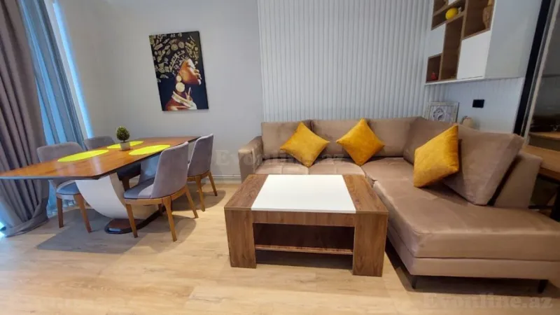 Kirayə verilir 2 otaqlı Mənzil Yeni tikili 72 m² Nəsimi r. - şəkil 3