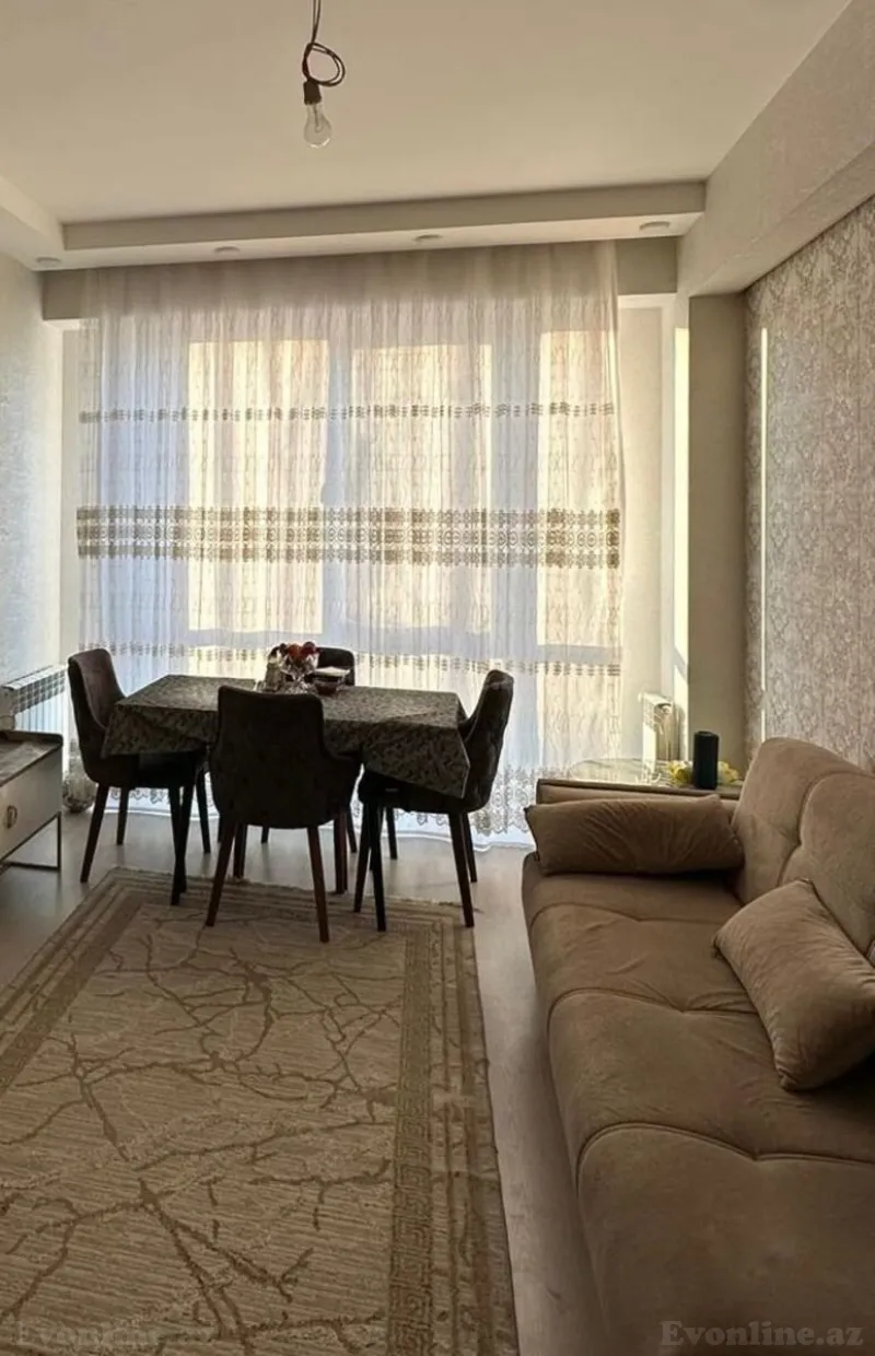 Kirayə verilir 2 otaqlı Mənzil Yeni tikili 55 m² Yasamal