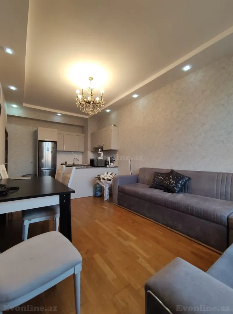 Kirayə verilir 2 otaqlı Mənzil Yeni tikili 56 m² Qara Qarayev m. - şəkil 2