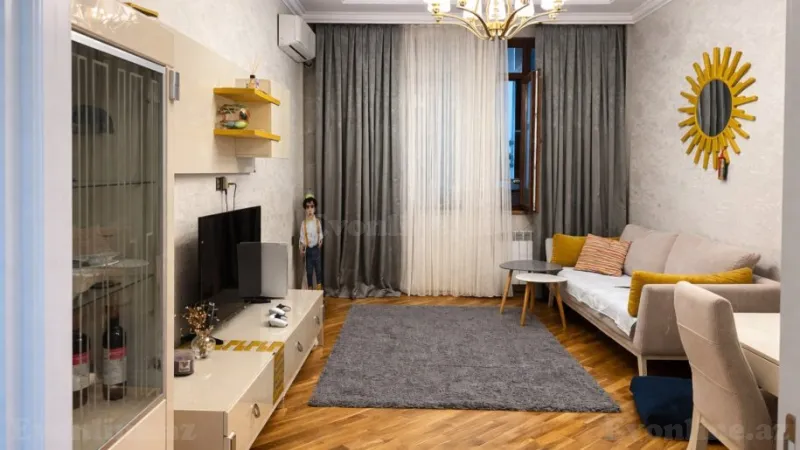 Satılır 3 otaqlı Mənzil Yeni tikili 96 m² 8 Noyabr m. - şəkil 2