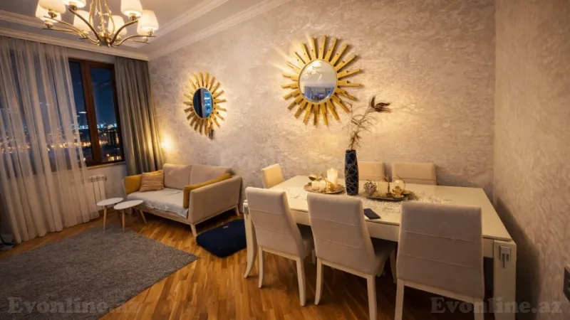 Satılır 3 otaqlı Mənzil Yeni tikili 96 m² 8 Noyabr m. - şəkil 3