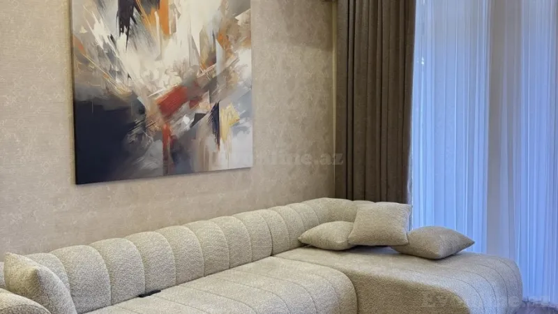 Kirayə verilir 2 otaqlı Mənzil Yeni tikili 95 m² Qaradağ r. - şəkil 2