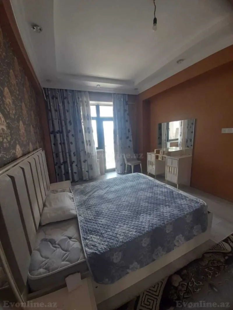 Kirayə verilir 2 otaqlı Mənzil Yeni tikili 80 m² Nərimanov r. - şəkil 2