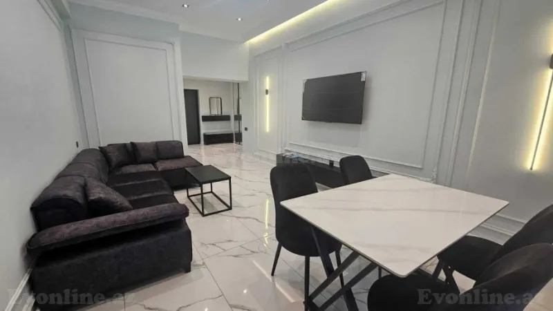 Kirayə verilir 2 otaqlı Mənzil Yeni tikili 75 m² Nərimanov r. - şəkil 2