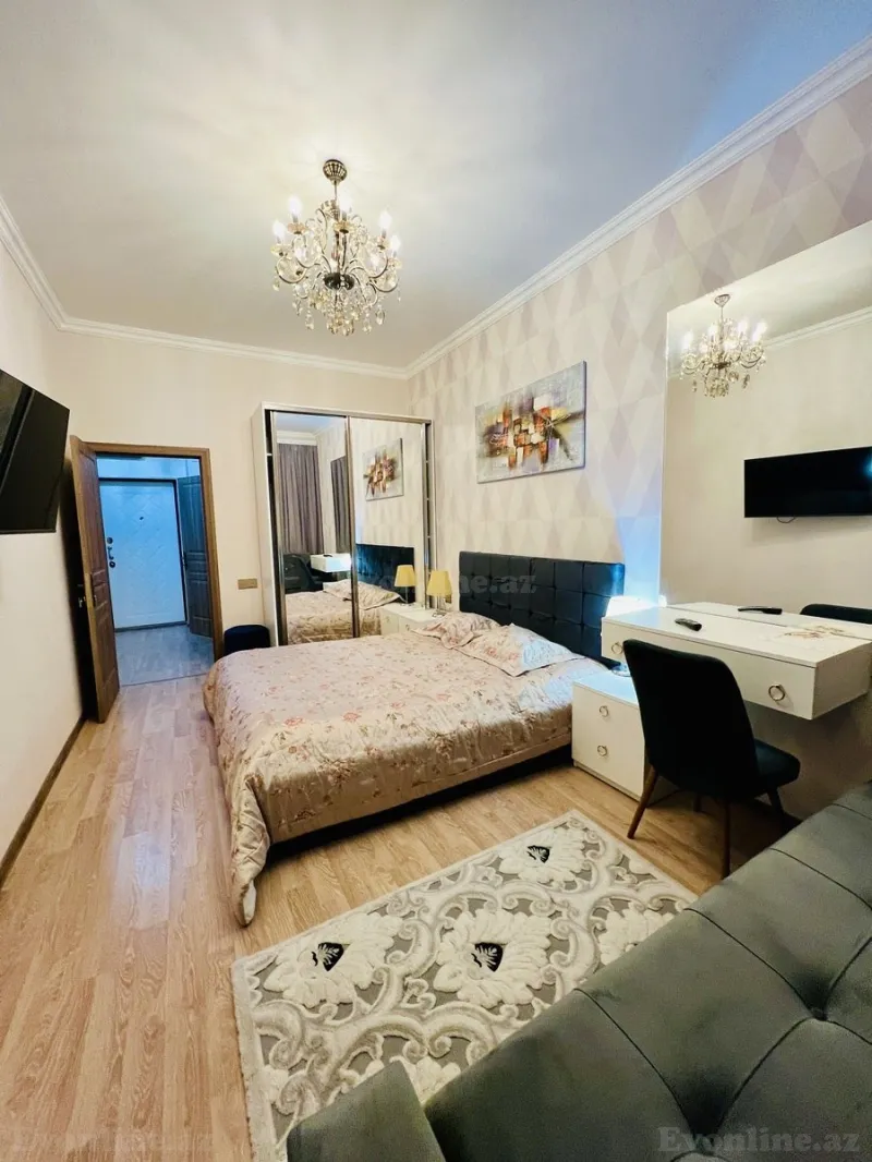 Kirayə verilir 2 otaqlı Mənzil Yeni tikili 55 m² 28 May m. - şəkil 2