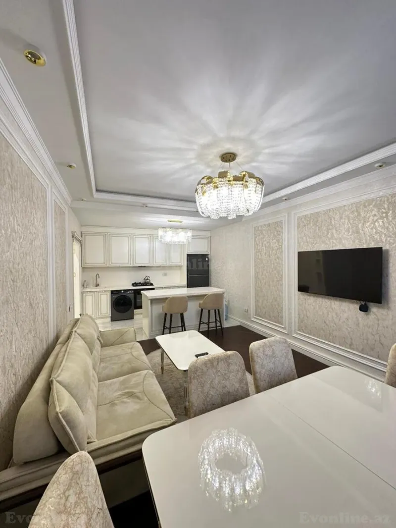 Kirayə verilir 3 otaqlı Mənzil Yeni tikili 110 m² 8 Noyabr m. - şəkil 3