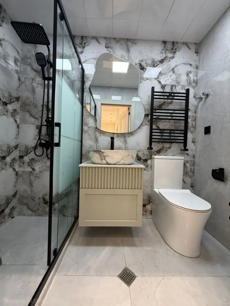 Satılır 2 otaqlı Mənzil Yeni tikili 80 m² Həzi Aslanov m. - şəkil 6