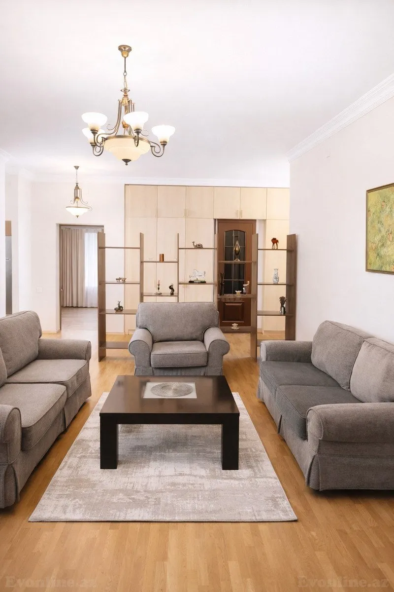 Kirayə verilir 3 otaqlı Mənzil Yeni tikili 120 m² Yasamal - şəkil 2