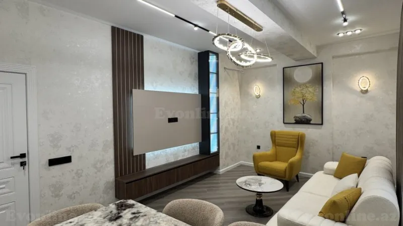 Satılır 3 otaqlı Mənzil Yeni tikili 91 m² Həzi Aslanov m. - şəkil 2