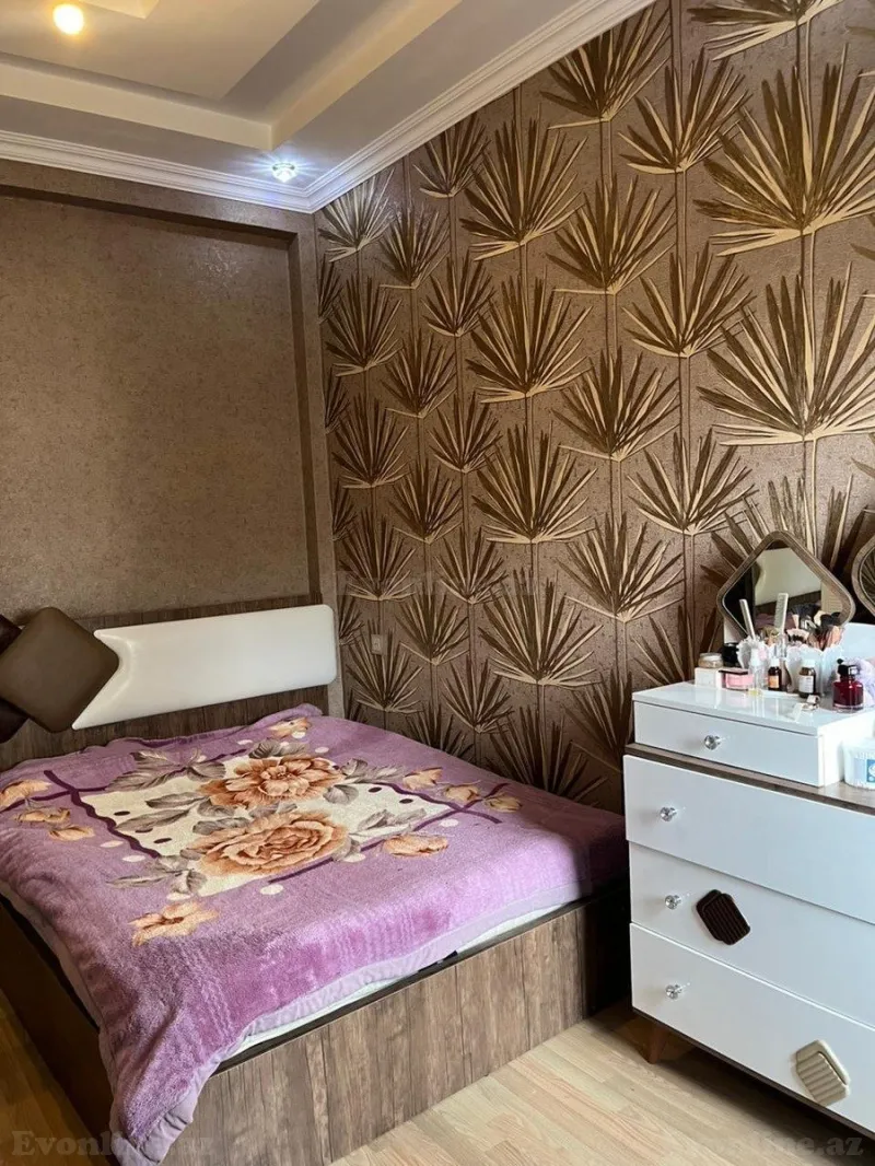 Kirayə verilir 2 otaqlı Mənzil Yeni tikili 50 m² Həzi Aslanov m. - şəkil 3