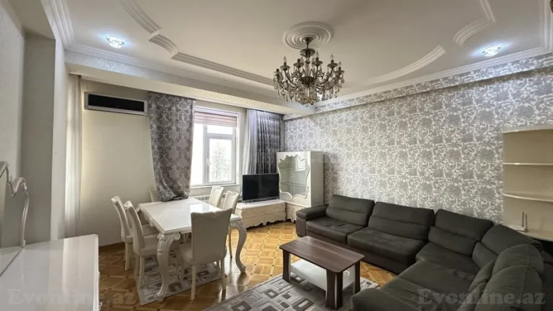 Kirayə verilir 2 otaqlı Mənzil Yeni tikili 90 m² 9-cu mikrorayon - şəkil 2