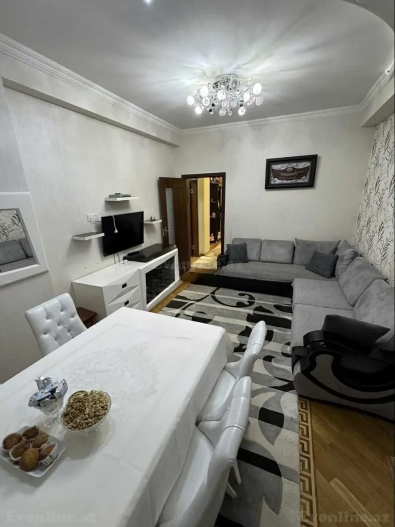 Satılır 3 otaqlı Mənzil Yeni tikili 110 m² Həzi Aslanov m. - şəkil 2