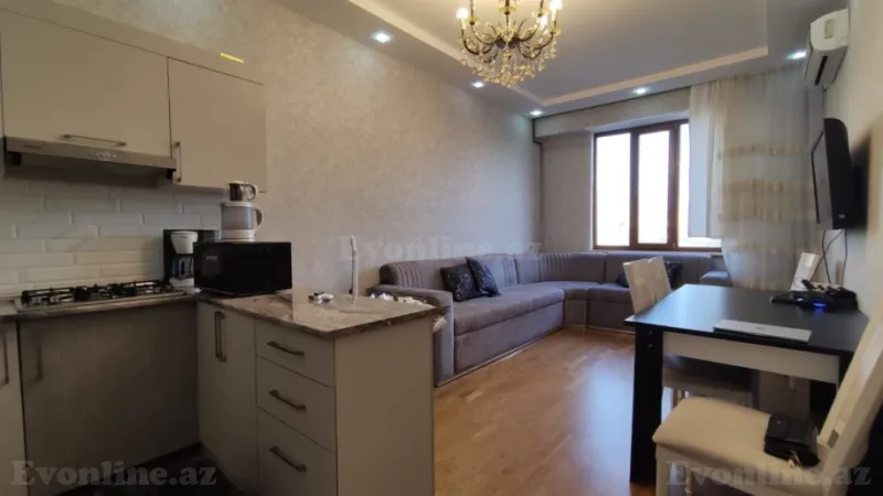 Kirayə verilir 2 otaqlı Mənzil Yeni tikili 60 m² Qara Qarayev m. - şəkil 3