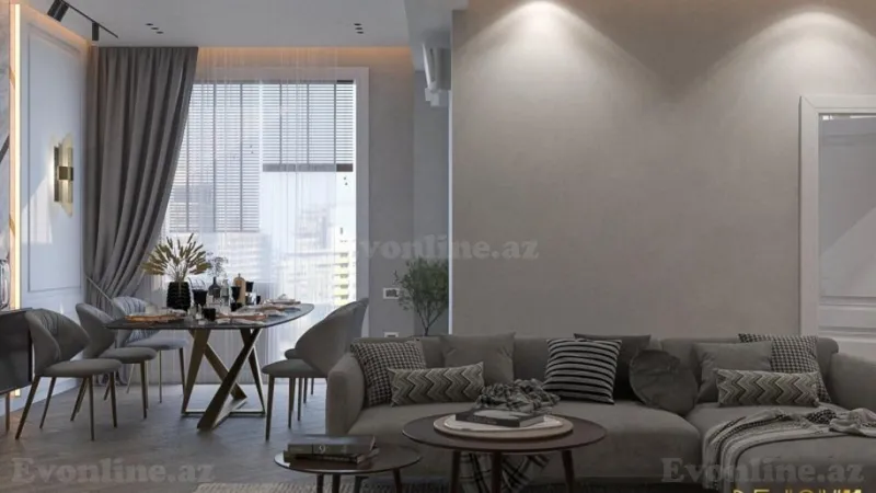 Satılır 4 otaqlı Mənzil Yeni tikili 118 m² Gənclik m. - şəkil 3