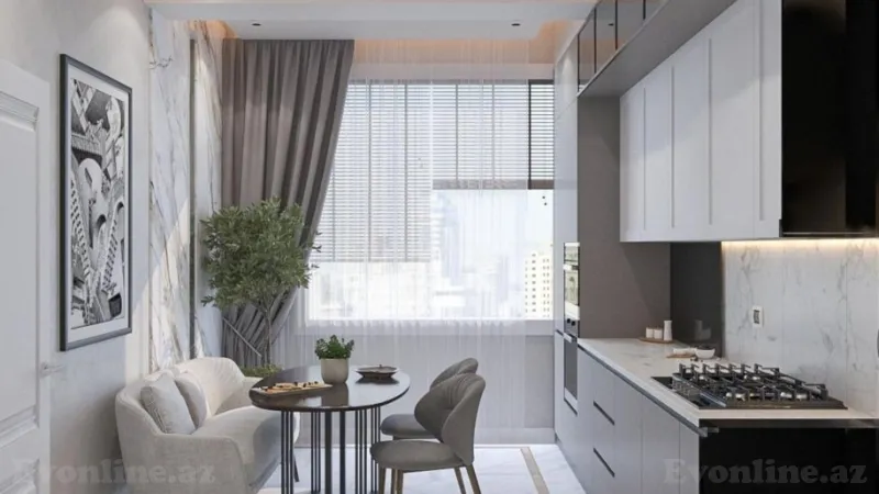 Satılır 4 otaqlı Mənzil Yeni tikili 118 m² Gənclik m. - şəkil 12