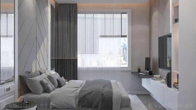 Satılır 4 otaqlı Mənzil Yeni tikili 118 m² Gənclik m. - şəkil 13