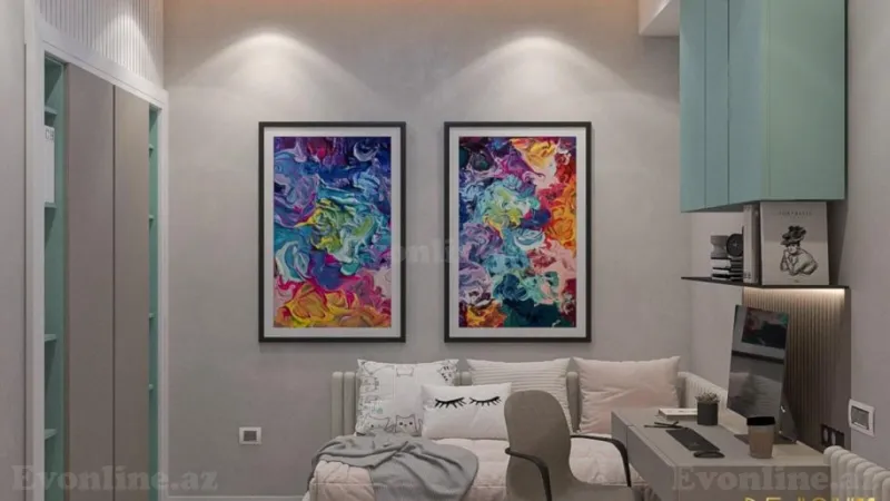 Satılır 4 otaqlı Mənzil Yeni tikili 118 m² Gənclik m. - şəkil 15