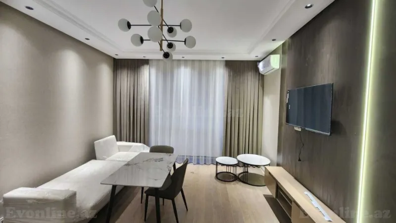 Kirayə verilir 2 otaqlı Mənzil Yeni tikili 60 m² Bakmil m. - şəkil 2