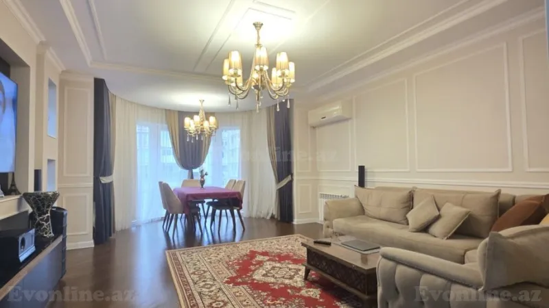 Satılır 3 otaqlı Mənzil Yeni tikili 130 m² 8 Noyabr m.