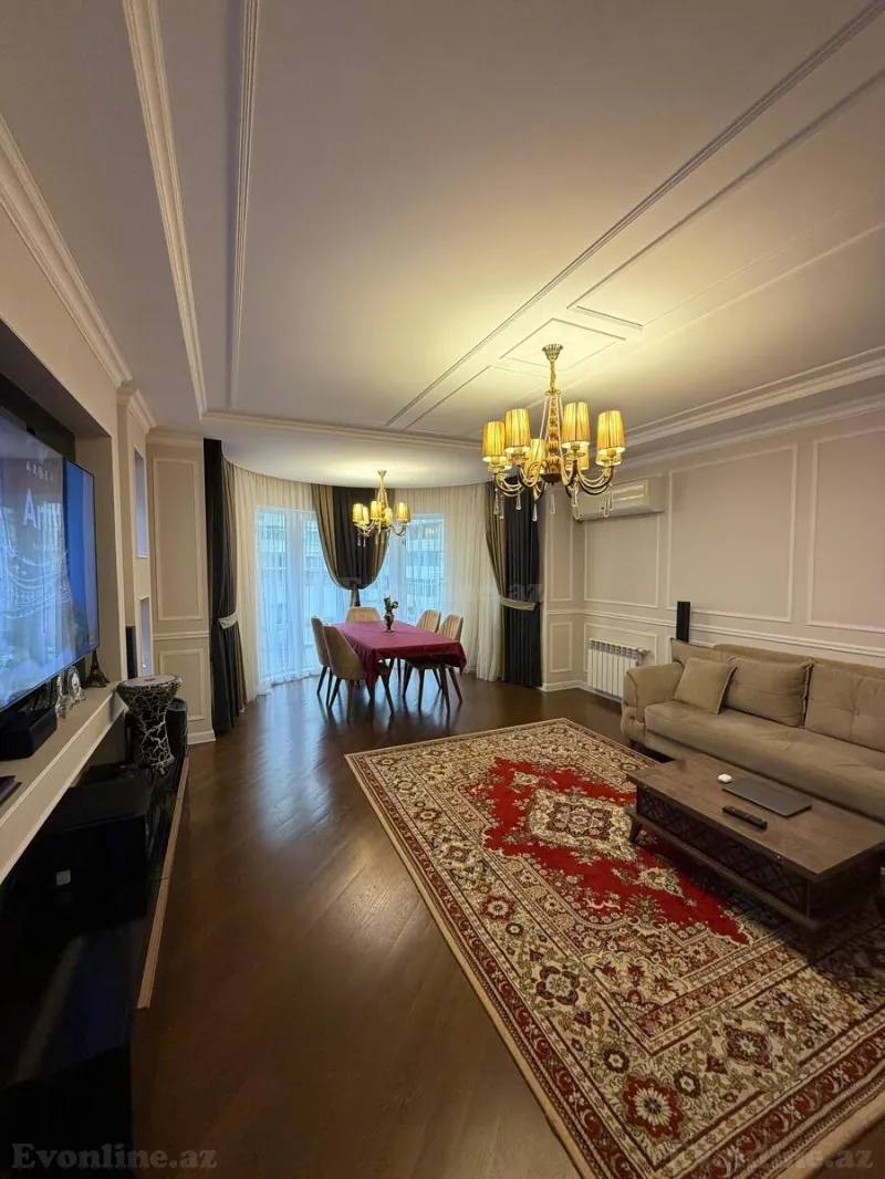 Satılır 3 otaqlı Mənzil Yeni tikili 130 m² 8 Noyabr m. - şəkil 3