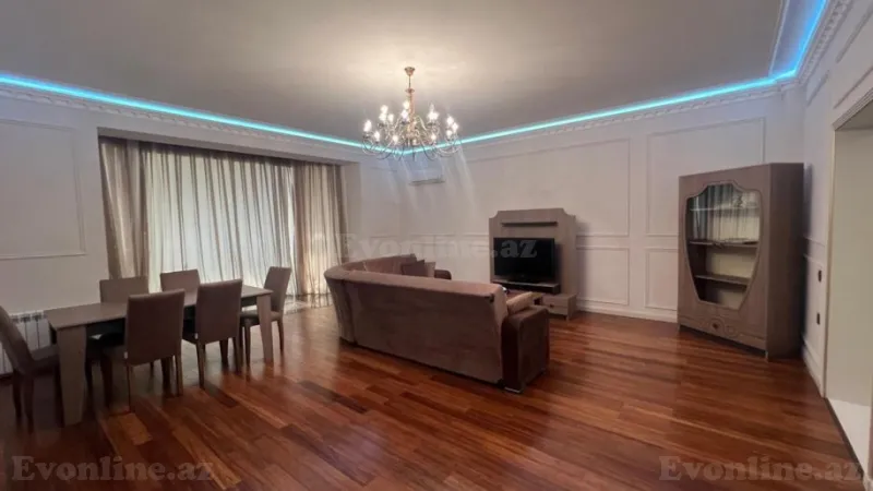 Kirayə verilir 3 otaqlı Mənzil Yeni tikili 168 m² Nəsimi r. - şəkil 3