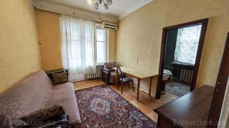 Kirayə verilir 2 otaqlı Mənzil Köhnə tikili 40 m² Gənclik m. - şəkil 3