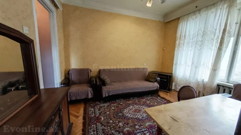 Kirayə verilir 2 otaqlı Mənzil Köhnə tikili 40 m² Gənclik m. - şəkil 4