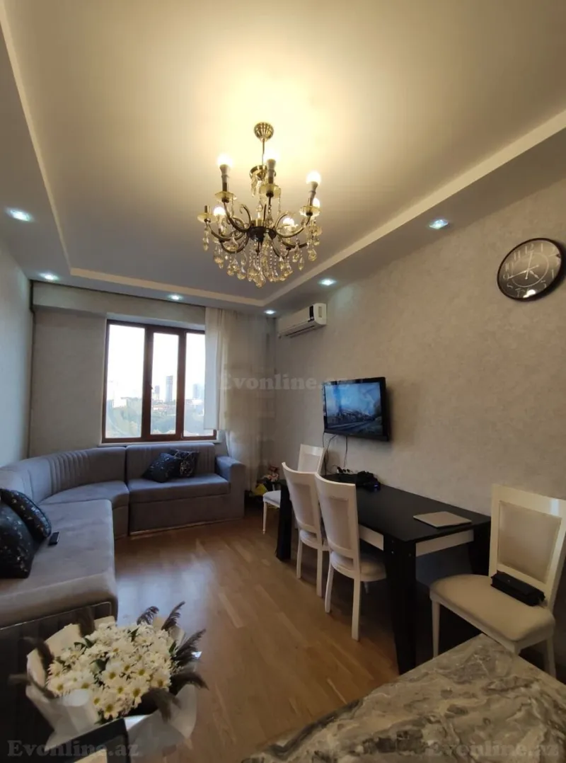 Kirayə verilir 2 otaqlı Mənzil Yeni tikili 60 m² Qara Qarayev m. - şəkil 2
