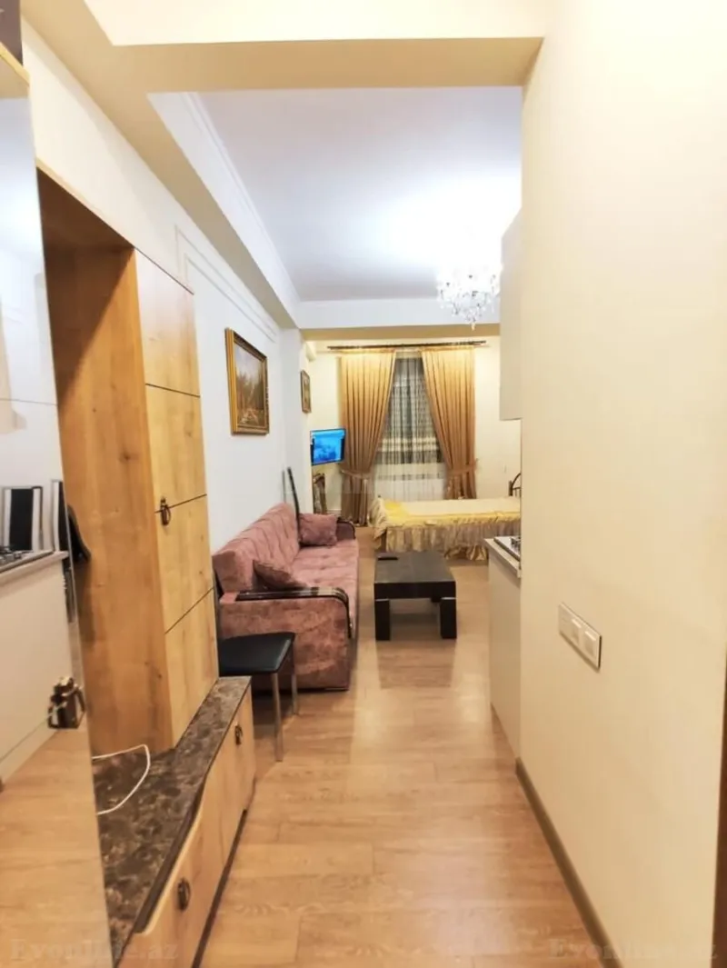 Kirayə verilir 1 otaqlı Mənzil Yeni tikili 45 m² Gənclik m.
