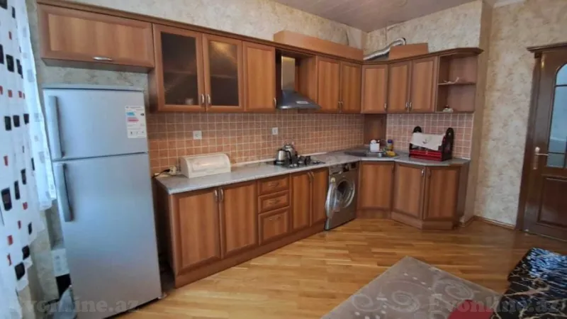 Kirayə verilir 2 otaqlı Mənzil Yeni tikili 90 m² Nəsimi r. - şəkil 2
