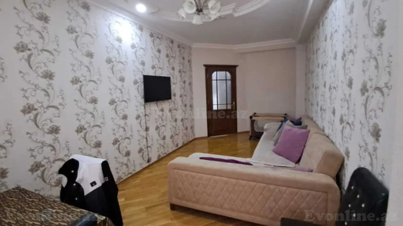 Kirayə verilir 2 otaqlı Mənzil Yeni tikili 90 m² Nəsimi r. - şəkil 5