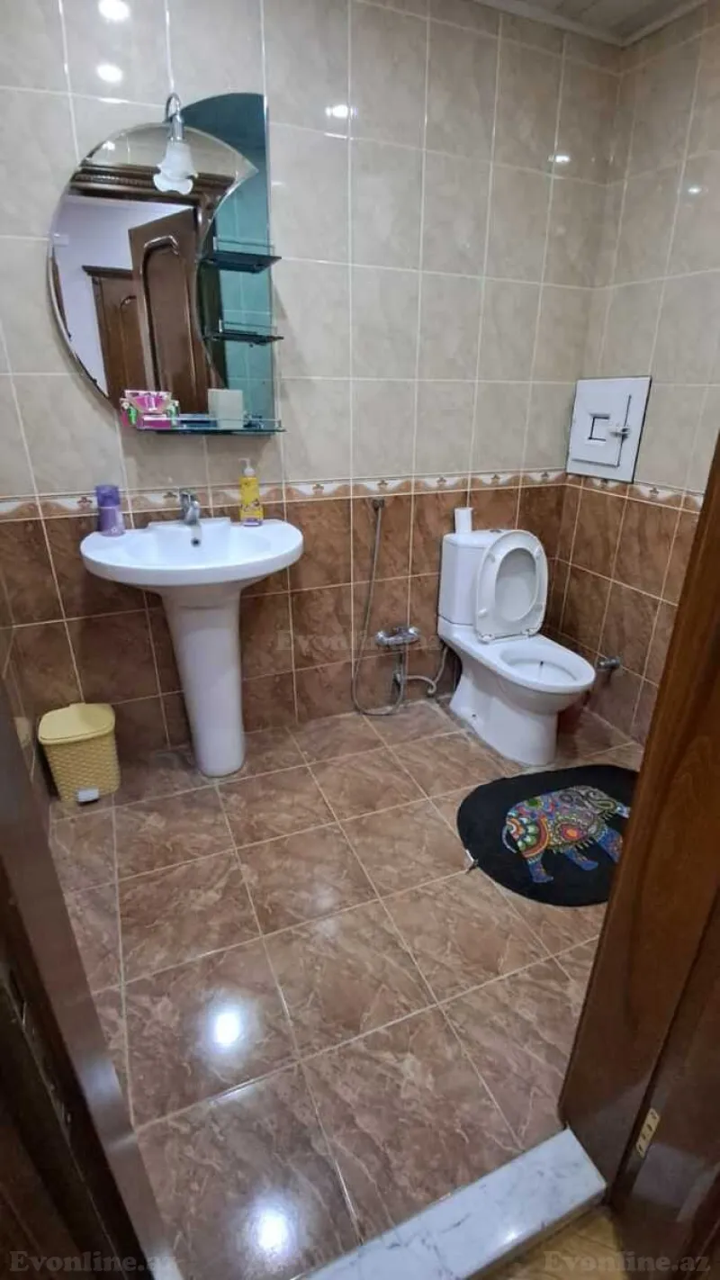 Kirayə verilir 2 otaqlı Mənzil Yeni tikili 90 m² Nəsimi r. - şəkil 11