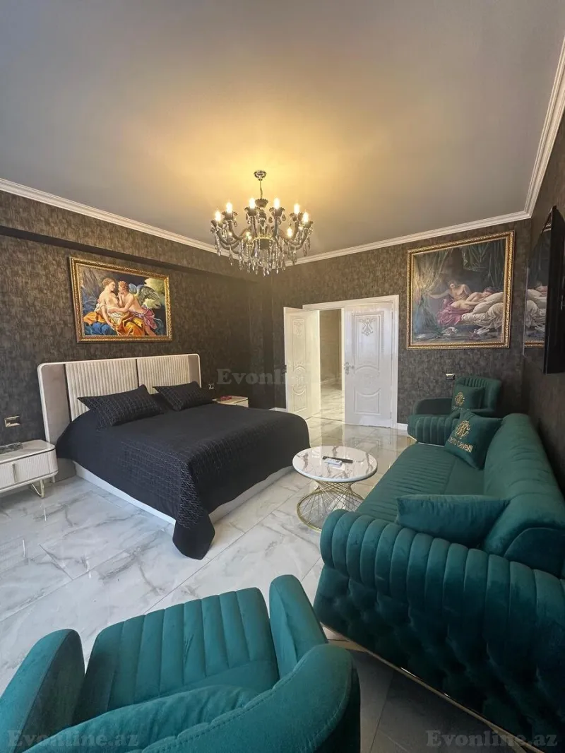 Kirayə verilir 2 otaqlı Mənzil Yeni tikili 110 m² 1-ci mikrorayon - şəkil 2