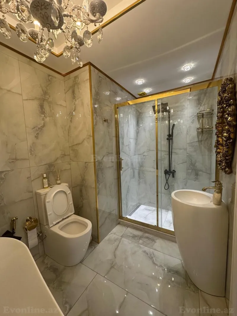 Kirayə verilir 2 otaqlı Mənzil Yeni tikili 110 m² 1-ci mikrorayon - şəkil 4