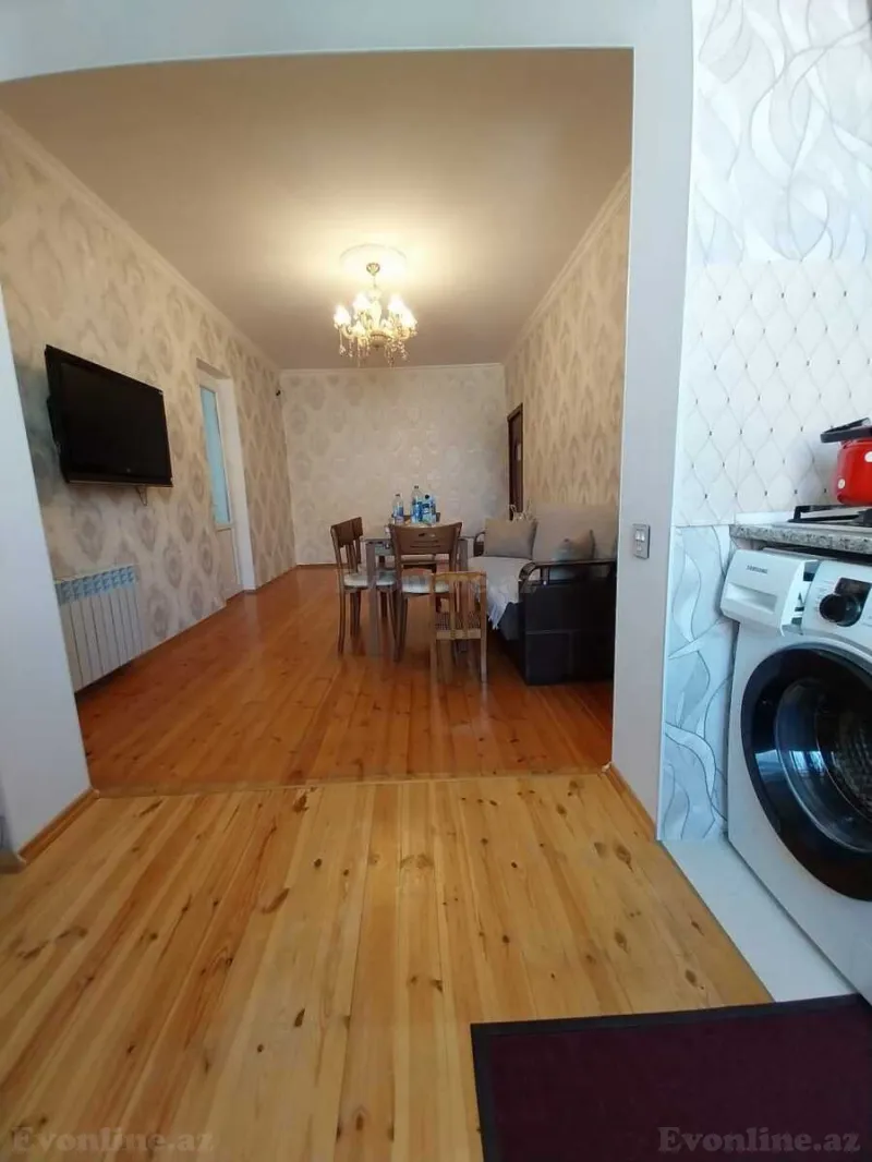 Kirayə verilir 2 otaqlı Mənzil Yeni tikili 50 m² İnşaatçılar m. - şəkil 2