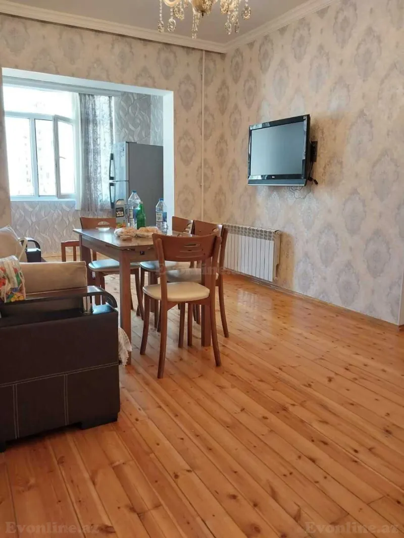 Kirayə verilir 2 otaqlı Mənzil Yeni tikili 50 m² İnşaatçılar m. - şəkil 3