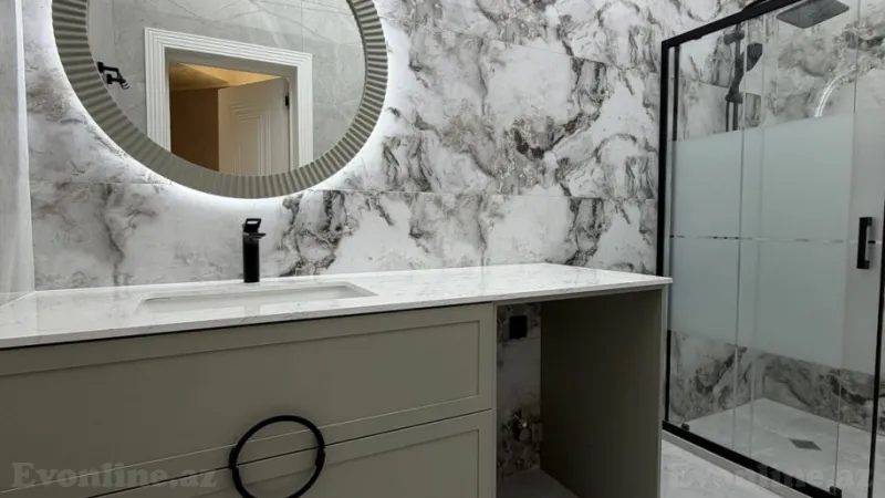 Satılır 3 otaqlı Mənzil Yeni tikili 107 m² Həzi Aslanov m. - şəkil 16