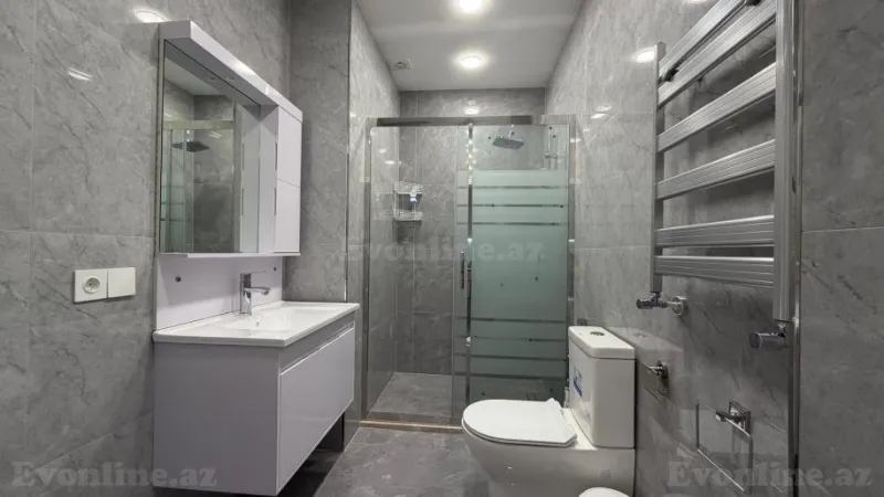 Kirayə verilir 3 otaqlı Mənzil Yeni tikili 100 m² Nəsimi r. - şəkil 6