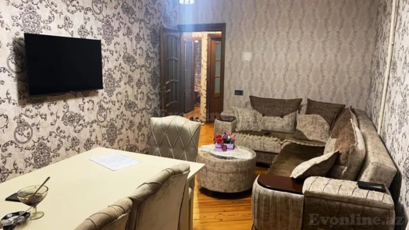 Satılır 2 otaqlı Mənzil Köhnə tikili 60 m² Həzi Aslanov m. - şəkil 3