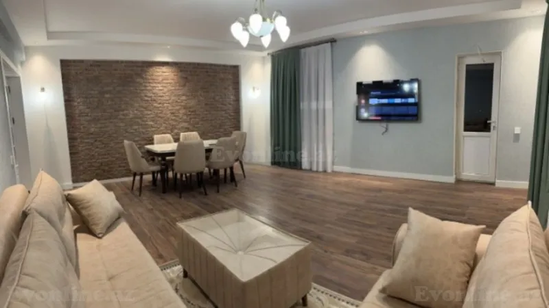 Kirayə verilir 3 otaqlı Mənzil Yeni tikili 135 m² Neftçilər m. - şəkil 2