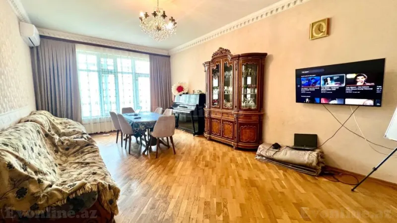 Satılır 3 otaqlı Mənzil Yeni tikili 128 m² Nəsimi r. - şəkil 2