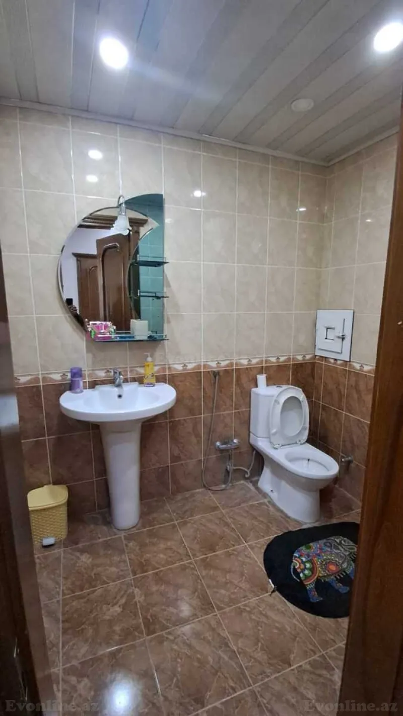 Kirayə verilir 2 otaqlı Mənzil Yeni tikili 82 m² Nəsimi r. - şəkil 16