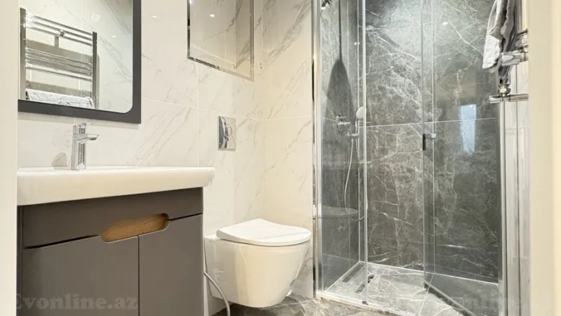 Kirayə verilir 3 otaqlı Mənzil Yeni tikili 85 m² Yasamal r. - şəkil 9