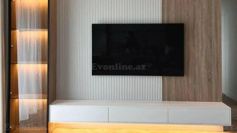 Kirayə verilir 4 otaqlı Mənzil Yeni tikili 185 m² Nəsimi r. - şəkil 3